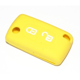 Housse silicone pour coque Peugeot-Citroën Jaune