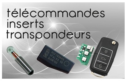 Télécommandes Inserts et transpondeurs